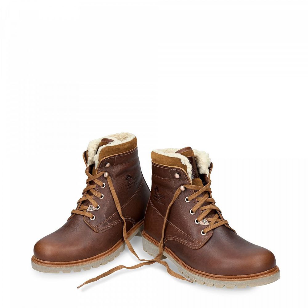 Panama Jack Men's Boots US Panama Jack Panama 03 Aviator Brown Napa Grass